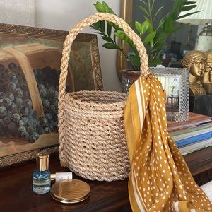 Rope basket bag